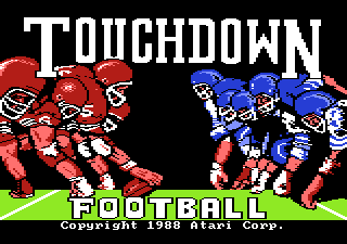 Touchdown Football screenshot 4 for Atari 7800